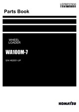 Komatsu WA100M-7 Manuale