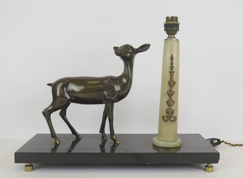 Scultura con lampada - scultura,