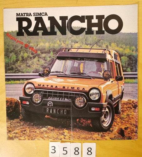 Chrysler matra simca rancho - matra,