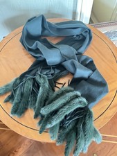 Stola Sciarpa Cachemire E Code Di Visone