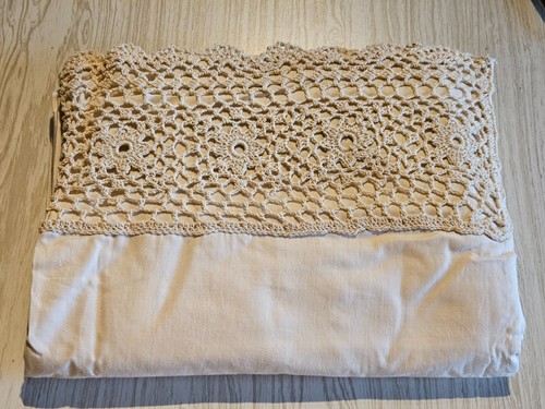 Lenzuolo piatto cotone vintage