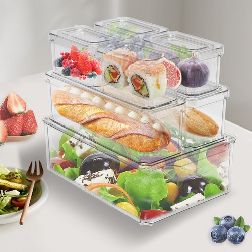 Set organizzatori frigo - set, 7