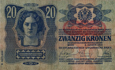 Banconota kronen 1913 - -,