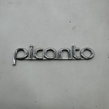 SCRITTA KIA PICANTO LOGO EMBLEMA SIGA BADGE FREGIO ORIGINALE L-257
