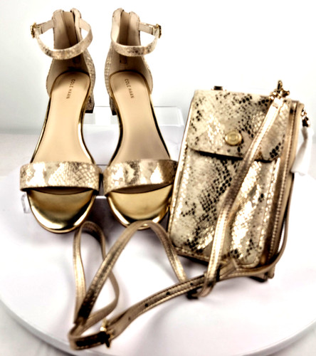 Sandali cole haan oro pelle - pelle, di