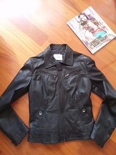 stock leather jacket biker LORIBLU TG M (44) Dsquared² slim amk s/s NP 489€ sale