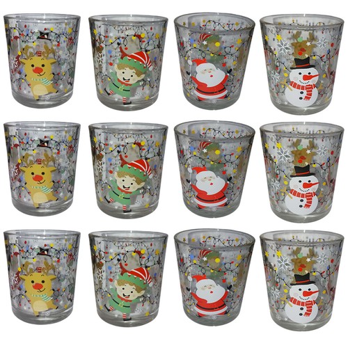 Bicchieri decori natale - decori,