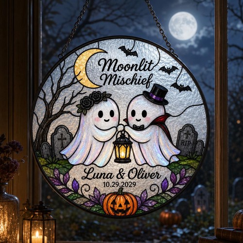 Acchiappasole halloween coppia - halloween,