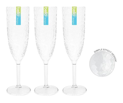 Flauto champagne plastica - flauto,
