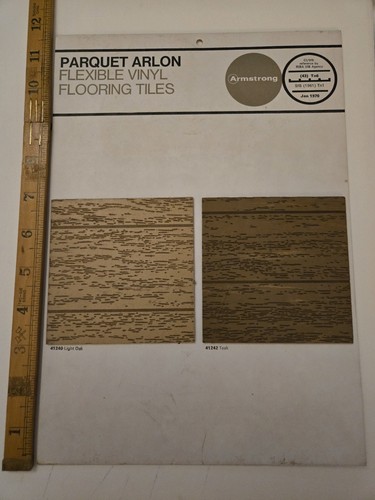Vintage 1970 armstrong parquet - 1970,