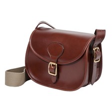 Borsa cartuccia Parker Hale - Lyndhurst - pelle castagno capacità 100 cartucce