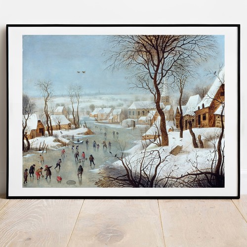 Stampa brueghel inverno - stampa,