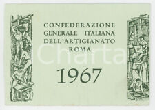 1967 PRATA DI PORDENONE Confederazione italiana artigianato - Tessera 7x10 cm