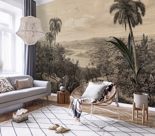 Wallpaper murale parete ampia - parete,