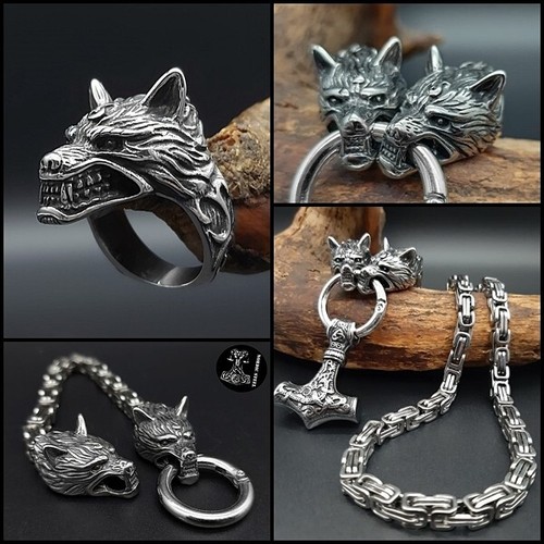 ❗🐺Set gioielli lupo