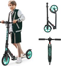 Kick Scooter per Età 6+ Bambini Adolescenti e Adulti Pieghevole Leggero Colore Acquas