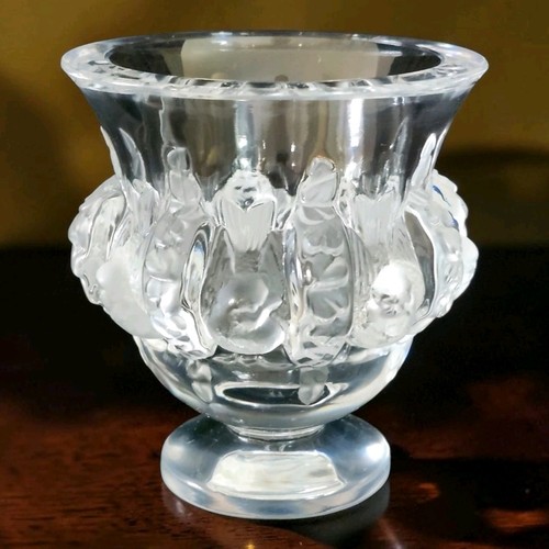 Vaso cristallo smerigliato