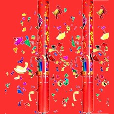 2 TUBI TUBO SPARACORIANDOLI