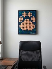 Stampa zampa penny art resina