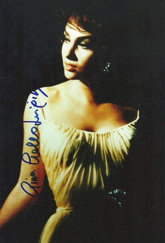 Gina lollobrigida autografo - gina,