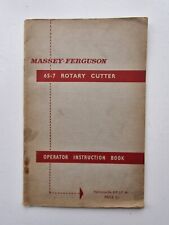 MASSEY FERGUSON 65-7 TAGLIERINA ROTANTE MANUALE