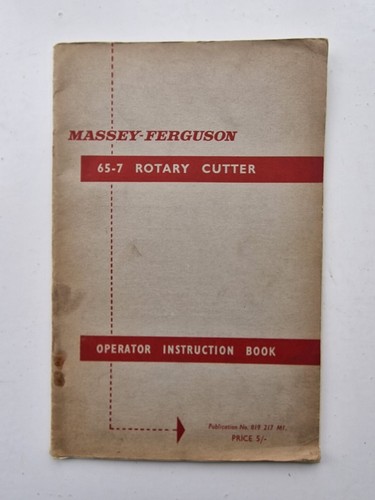 Massey ferguson manuale - ferguson, 65-7