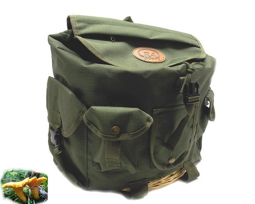 Zaino nylon verde con - , gerla