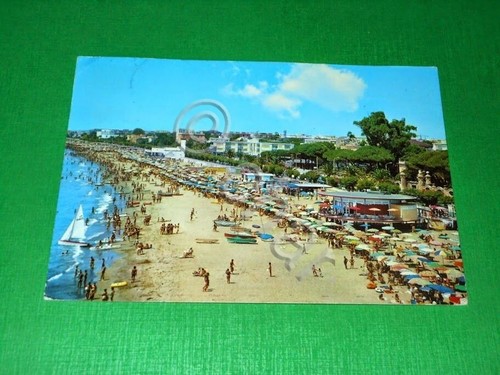 Cartolina terracina spiaggia - cartolina,