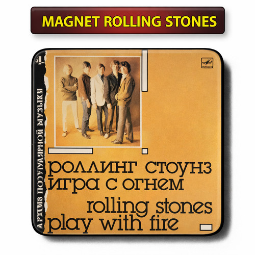 Magnet rolling stones - magnet,