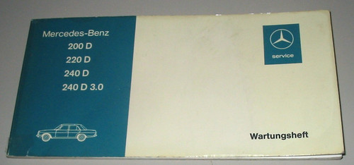 Wartungsheft mercedes benz 200 - mercedes,