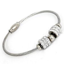 NOEMI GIOIELLI BRACCIALE DONNA  ACCIAIO CRISTALLI CONFEZIONE REGALO