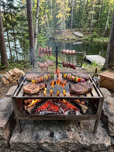 Barbecue acciaio resistente - in,