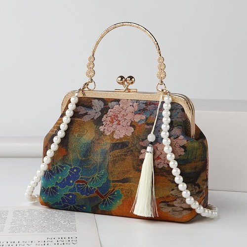 Borsa seta jacquard - borsa,