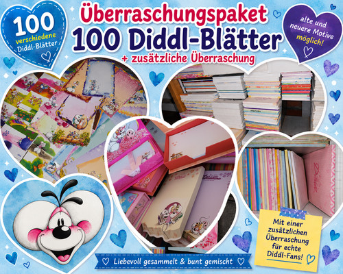 Diddl confezione 100 blocchi - confezione,