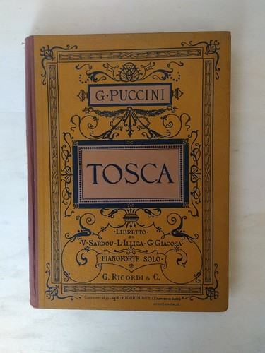 Tosca puccini libretto - di,