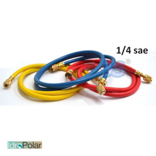 FRUSTA TUBO FLESSIBILE PER REFRIGERANTE R22 R407c R134A 1/4" SAE - COLORI