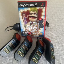 4 BUZZERS BUZZ + Jeu PS2