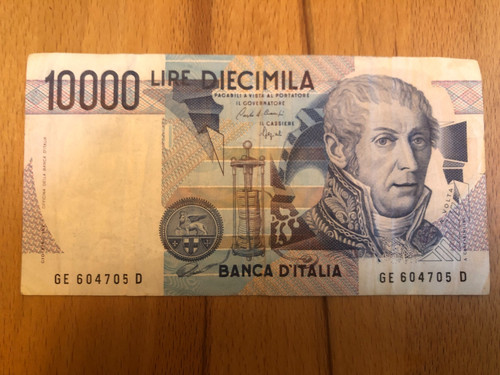 Banconota 000 lire italia - 10.000,