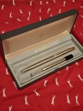 PENNA A SFERA PARKER IMPERIAL CLASSIC GOLD COLORE ARGENTO ORO MADE IN U.S.A.