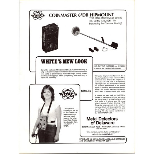 White coinmaster db - white's, 6/db