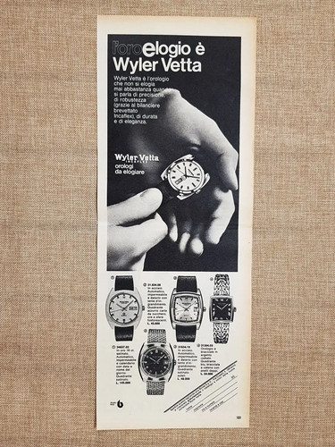 Orologio wyler vetta - orologio,