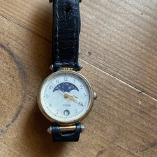 orologio polso donna Tisseran anni 60 fasi lunari quarzo 