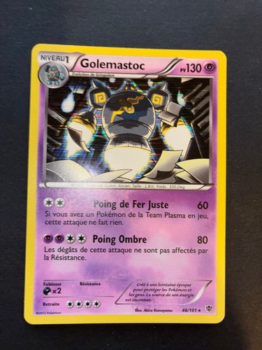 Carte pokémon golemastoc - carte,