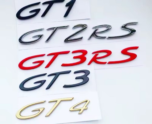 Logo scritta porsche gt3 - scritta, rs