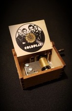 Scatola musicale in legno Coldplay Clocks - Personalizzabile
