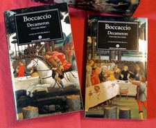 BOCCACCIO Decameron 2 volumi COFANETTO Oscar Classici Mondadori 1989 come nuovo