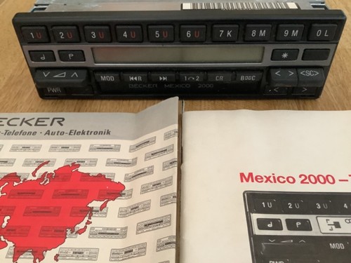 Tuta radiocassette becker - tuta,
