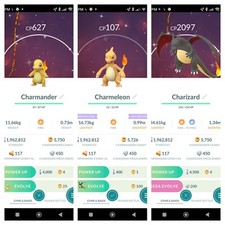 Shiny Charmander, Charmelone &