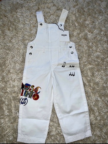 Tuta jeans bambino moschino - jeans,