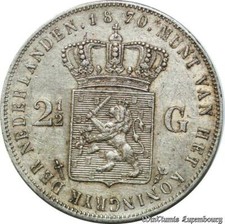 C3730 Netherlands 2 1/2 Gulden